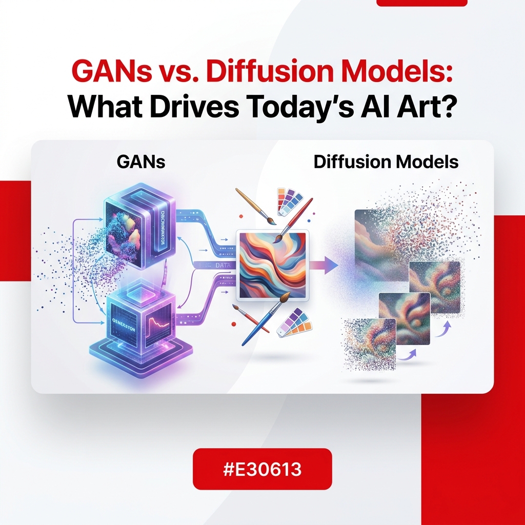 GANs vs. Diffusion Models: What Drives Today's AI Art?